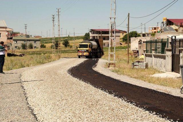 Başakpınar’da Asfalt Çalışmaları Devam Ediyor