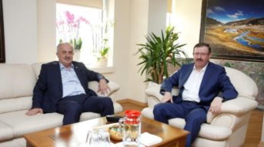 Zeki Ayg&uuml;n, B&uuml;y&uuml;kşehir Genel Sekreterini Ziyaret Etti