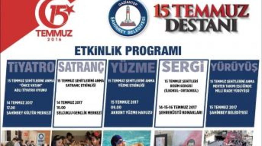 15 Temmuz Ruhu Şahinbey&rsquo;de Yaşatılacak