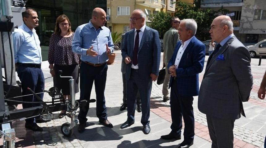 Başkan Erg&uuml;n, Mobil Jenerat&ouml;r Ve Işık Kulelerini İnceledi