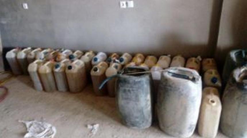 Y&uuml;ksekova'da 700 Litre Ka&ccedil;ak Akaryakıt Ele Ge&ccedil;irildi