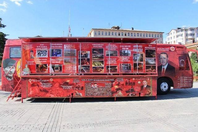 15 Temmuz Ve &Ccedil;anakkale M&uuml;ze Otob&uuml;sleri Seydişehir&rsquo;de 1