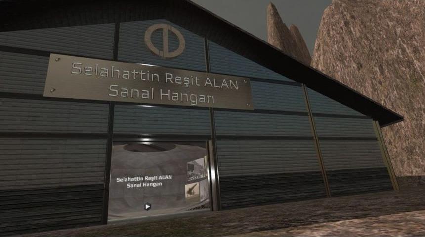 Anadolu &Uuml;niversitesi Havacılık Parkı Selahattin Reşit Alan Sanal Hangarı Ziyaret&ccedil;ilerini Bekliyor