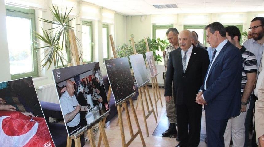 Adıyaman &Uuml;niversitesinden 15 Temmuz Sergisi