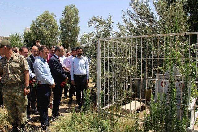 Cizre’de Şehitler Mezarları Başında Anıldı