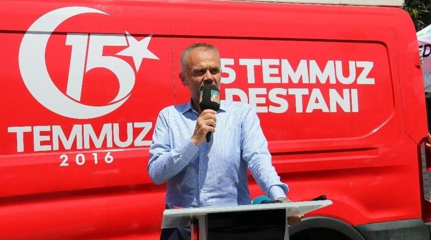 15 Temmuz&rsquo;u Fotoğraflarla Anlatan Sergi &Ccedil;ekmek&ouml;y&rsquo;de A&ccedil;ıldı