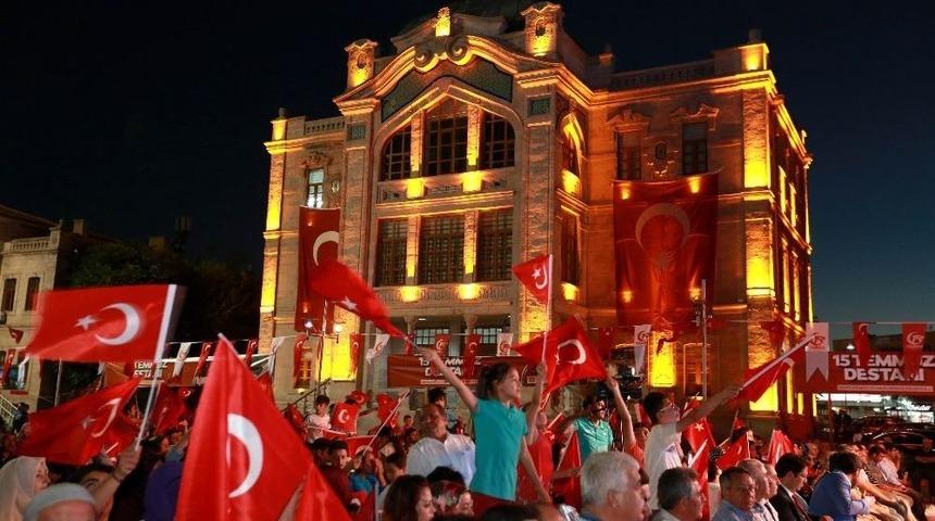 15 Temmuz Aksaray Milli İrade Meydanında Anıldı