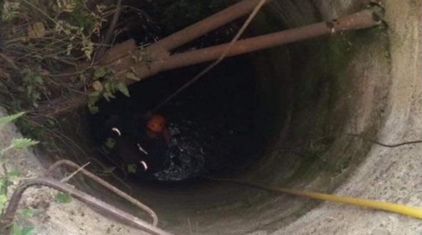 Başkent&rsquo;te Kuyuya D&uuml;şen Koyunu İtfaiye Kurtardı