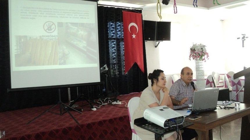 Aydın&rsquo;da Fırın &Ccedil;alışanlarının Hijyen Eğitimi Tamamlandı