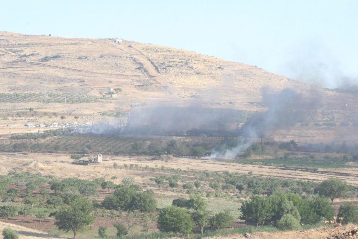 Kilis Askeri Konteynerdeki Yangın S&ouml;nd&uuml;r&uuml;ld&uuml;