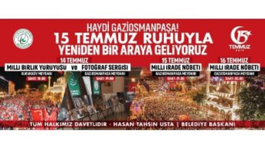 15 Temmuz&rsquo;un Yıld&ouml;n&uuml;m&uuml;nde Gaziosmanpaşa Tek Y&uuml;rek