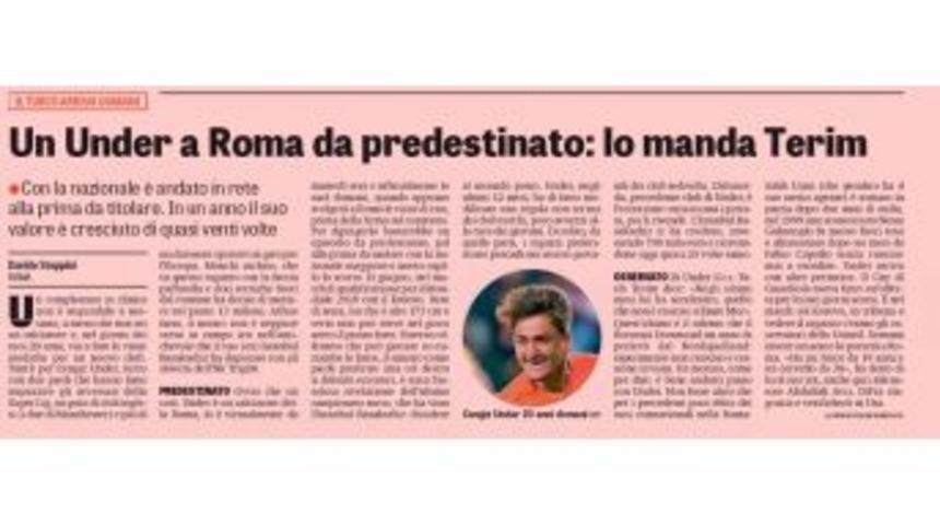 Cengiz &Uuml;nder, İtalyan Basınında