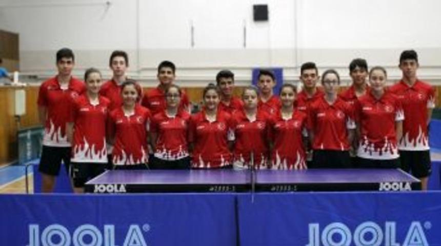 Masa Tenisi Gen&ccedil; Milli Takımı Portekiz&rsquo;e Gitti