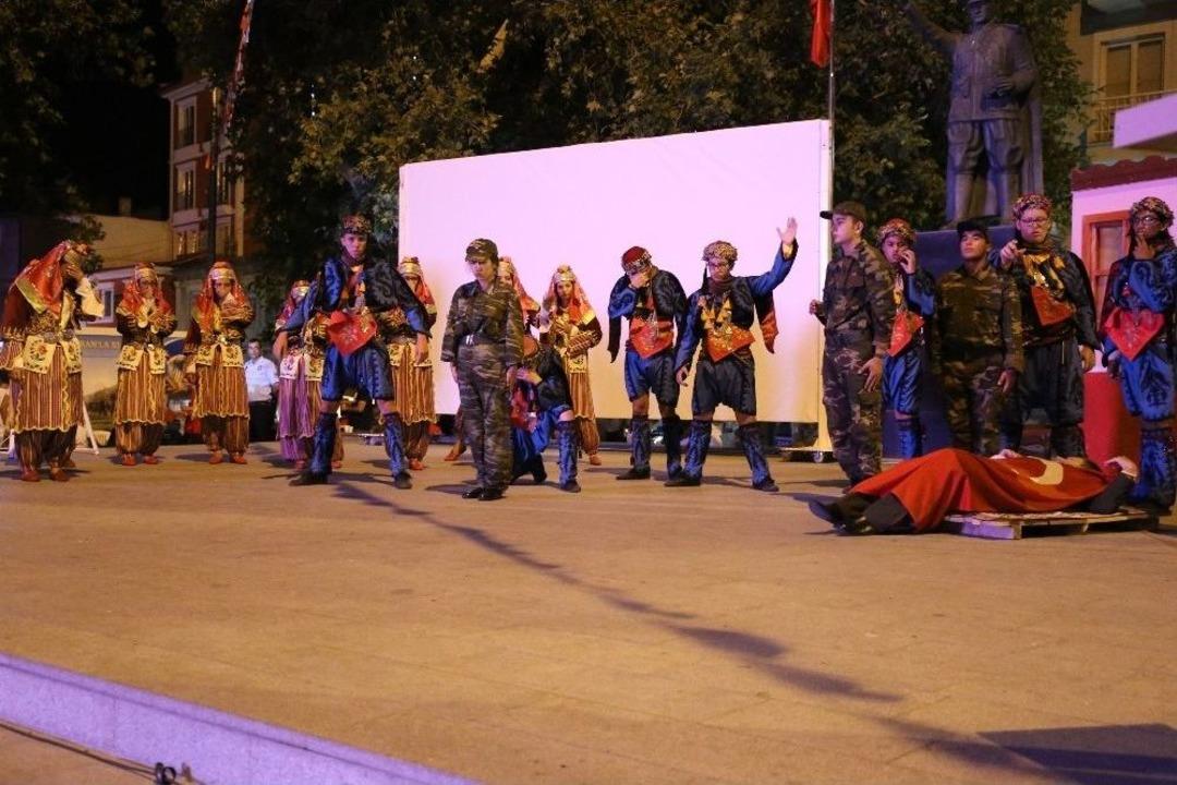 15 Temmuz Etkinlikleri Burhaniye&rsquo;de Devam Ediyor