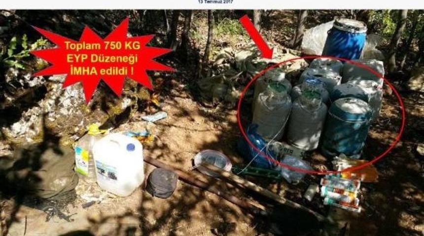 Lice'de 4 Pkk'lı Ter&ouml;rist &Ouml;l&uuml; Ele Ge&ccedil;irildi