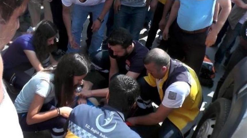 Ayağı Minib&uuml;s&uuml;n Altında Kaldı, Krikoyla Kurtarıldı