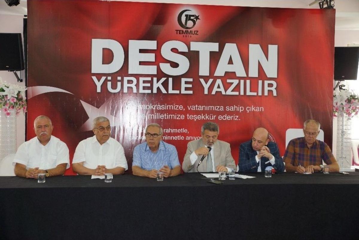 Aydın&rsquo;da Sivil Toplum Kuruluşlarından 15 Temmuz Bildirisi