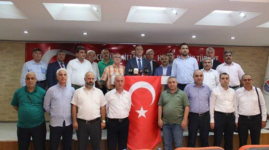 T&uuml;rkiye-avrupa Birliği Karma İstişare Komitesi Mersin Temsilcilerinden 15 Temmuz Mesajı