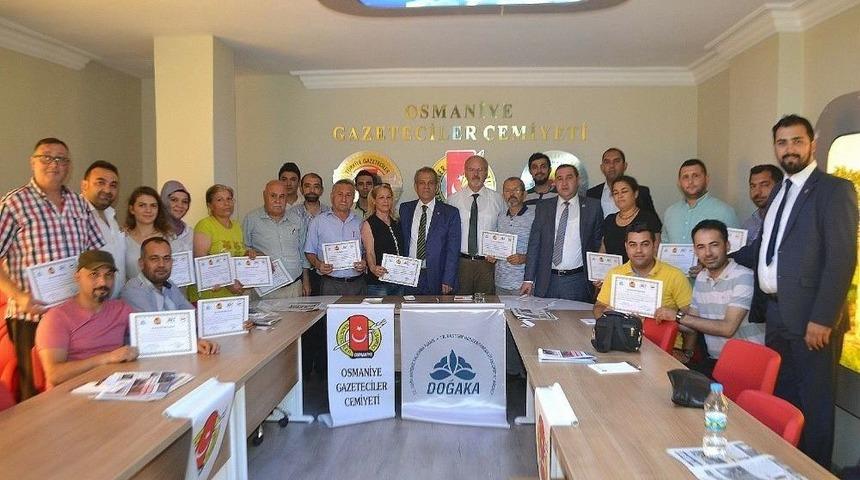 Ogc&rsquo;nin Kent Muhabirliği Eğitimi Sona Erdi