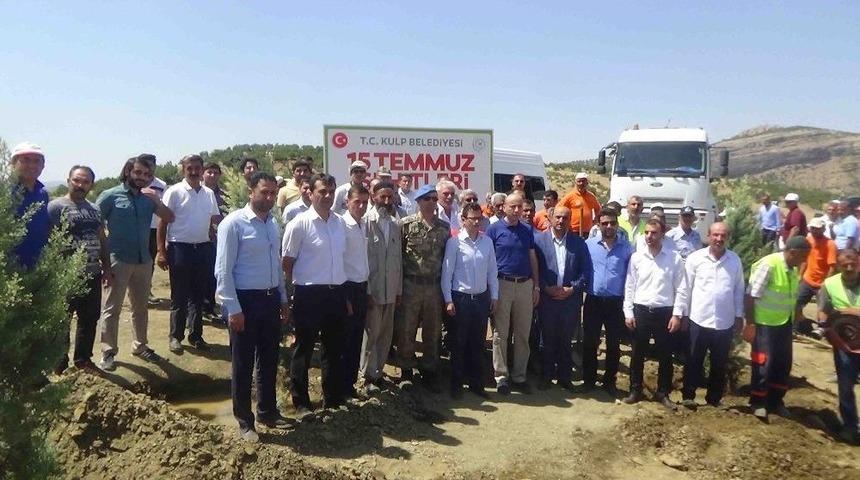 Kulp&rsquo;ta, 15 Temmuz Şehitleri Hatıra Ormanı Oluşturuldu