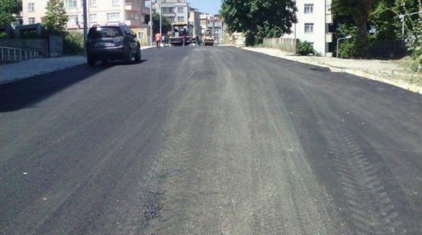 Ankara Caddesinde Asfalt &Ccedil;alışması Tamamlandı