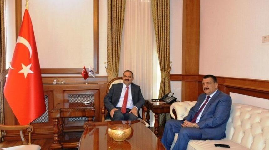 G&uuml;rkan Ve Polat&rsquo;tan Vali Kaban&rsquo;a Hoş Geldin Ziyareti