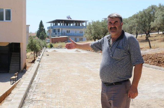 Germencik Belediyesi Ortaklar&rsquo;da &Uuml;st Yapı &Ccedil;alışmalarını S&uuml;rd&uuml;r&uuml;yor 2