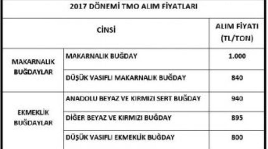 Tmo'nun 2017 Buğday Alım Fiyatları 80 - 100 Kuruş (2)