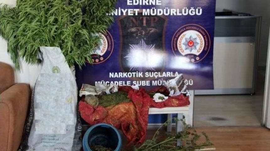 Edirne&rsquo;De Uyuşturucu Operasyonu: 1 Tutuklama