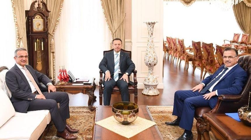 Başkan K&ouml;şker Vali Aksoy&rsquo;u Ziyaret Etti