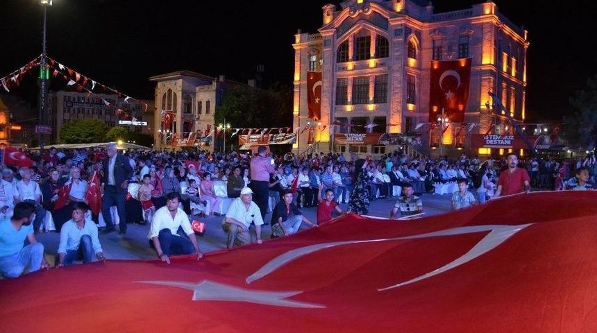 Aksaray&rsquo;da 15 Temmuz Anma Etkinliği S&uuml;r&uuml;yor