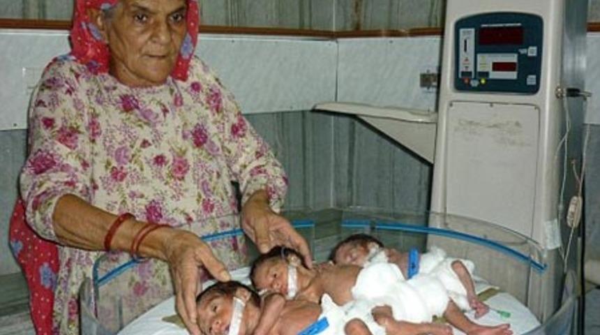 Dünyanın En Yaşlı Üçüz Annesi