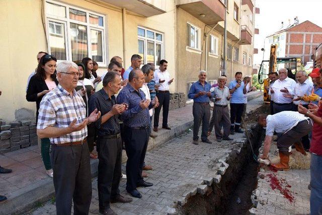 Taşk&ouml;pr&uuml;&rsquo;de Doğalgaz &Ccedil;alışması Başladı 1