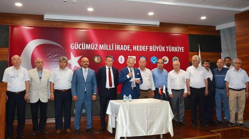 &Ccedil;orlu&rsquo;daki Sivil Toplum Kuruluşları 15 Temmuz İ&ccedil;in Tek Ses Oldu