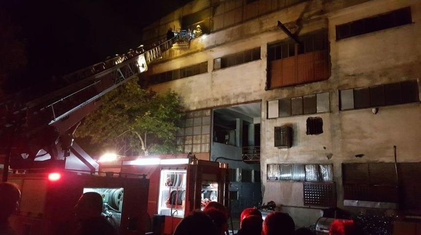 Kahramanmaraş&rsquo;ta Fabrika Yangını