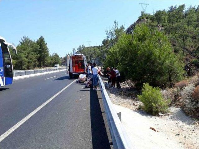 Muğla'da Motosiklet Kazası: 1 Ağır Yaralı