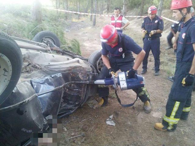 Denizli’de Otomobil Takla Attı: 1 Ölü