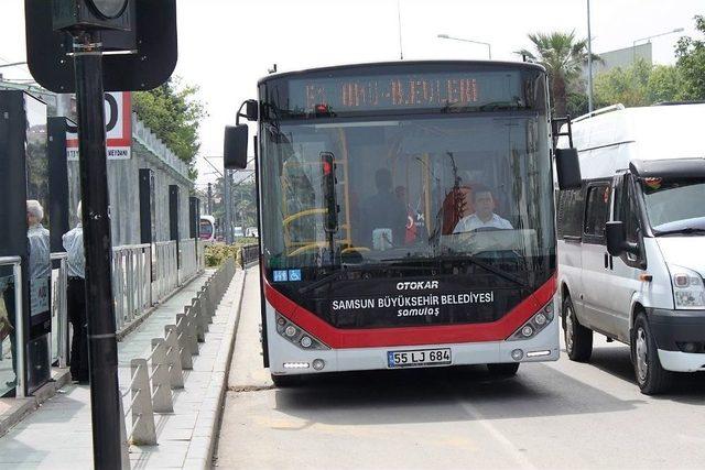 Samsun’da 15-16 Temmuz’da Toplu Taşıma Ücretsiz