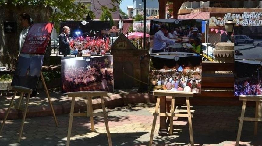 Bah&ccedil;e&rsquo;de "15 Temmuz Fotoğraf Sergisi"