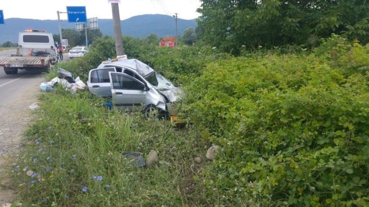 Sakarya&rsquo;da Trafik Kazası: 1 &Ouml;l&uuml; 3 Yaralı