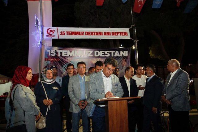 15 Temmuz’un Seneyi Devriyesinde Küçükçekmece’den Birlik Mesajı