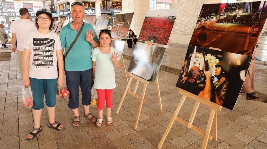 K&ouml;rfez&rsquo;de 15 Temmuz Konulu Fotoğraf Sergisi A&ccedil;ıldı