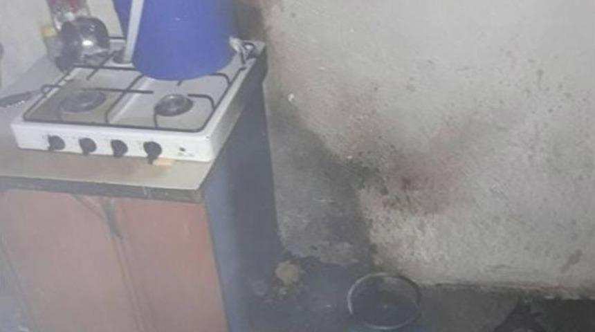 Ocakta Unutulan Yemek Yangına Neden Oldu