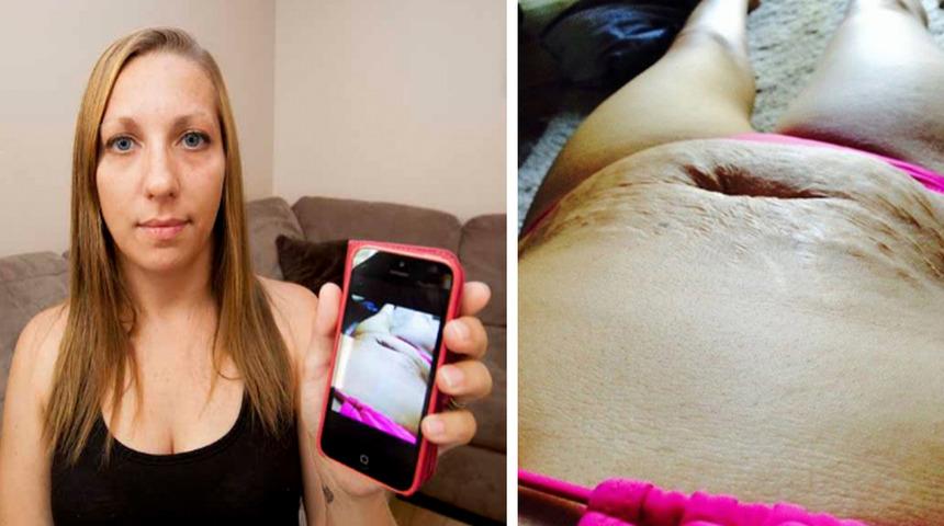 Beş &ccedil;ocuk annesi kadın v&uuml;cuduyla dalga ge&ccedil;enlere ağzının payını b&ouml;yle verdi!