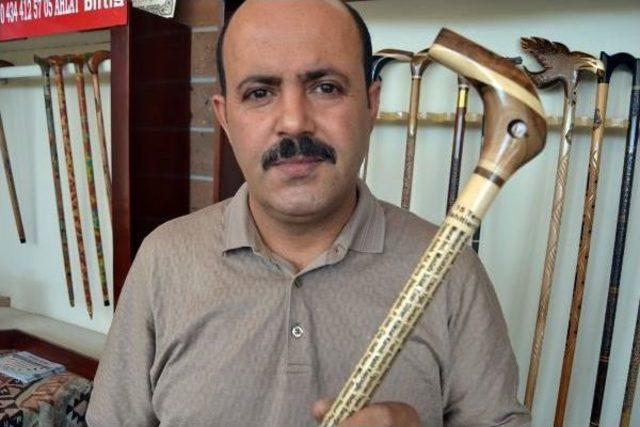 15 Temmuz Şehitlerinin Isimleri Ahlat Bastonuna Işlendi 3