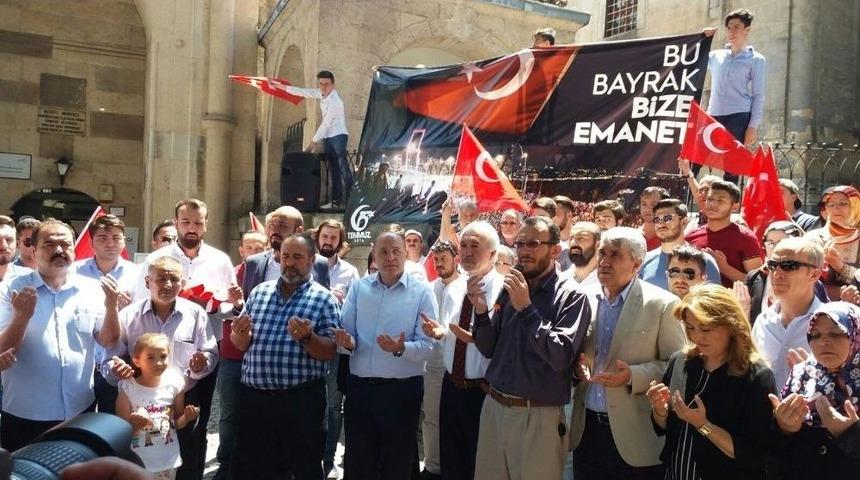 Cumhurbaşkanı Erdoğan&rsquo;a Teslim Edilecek 2 T&uuml;rk Bayrağı K&uuml;tahya&rsquo;dan Yola &Ccedil;ıktı