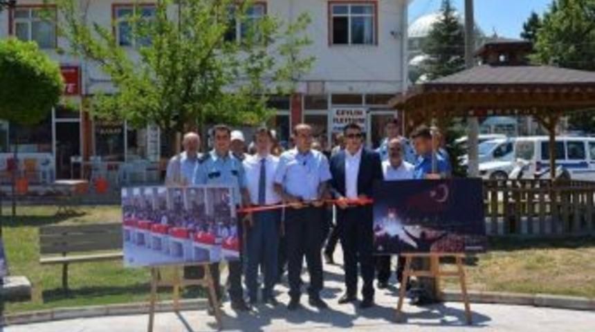 Çavdarhisar’da 15 Temmuz Demokrasi Şehitleri Resim Sergisi