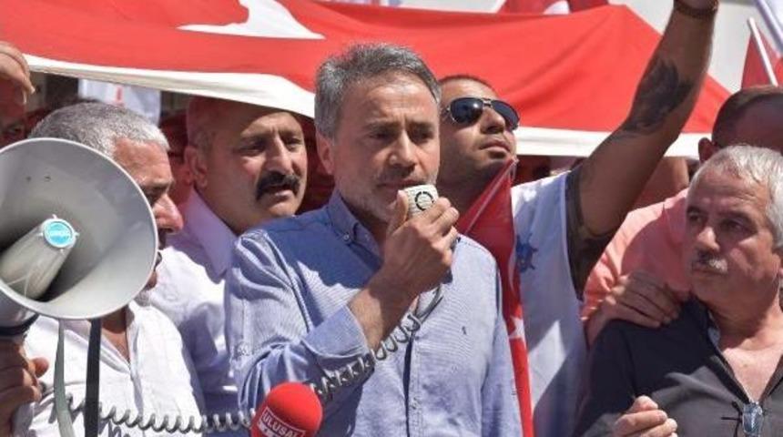 Grevdeki Iş&ccedil;iler Eylem Yaptı