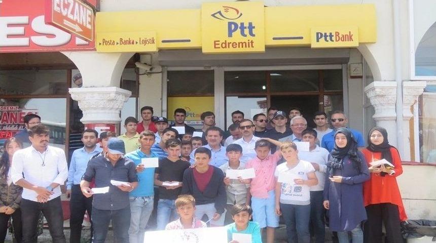 Edremitli Gen&ccedil;lerden Şehit Ailelerine Mektup