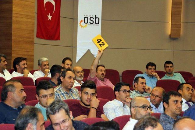 Kayseri Osb’de Açık Teklif Usulü İhale Yapıldı